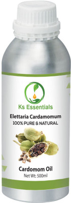 

Ks Essentials 100% Pure Cardamom Essential Oil (Elettaria cardamomum) Natural Therapeutic Grade(500 ml)