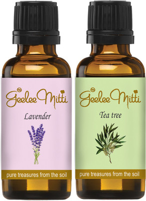 

Geeleemitti Pure Lavender and Tea Tree Essential Oil Combo Pack of 2 x 30ml(60 ml)