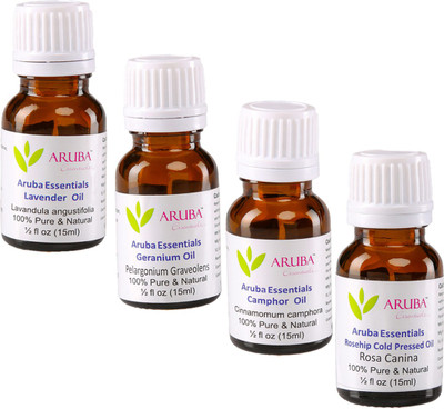 

Aruba Essentials Lavender, Geranium, Camphor & Rosehip Cold Pressed(60 ml)