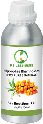 

Ks Essentials 100% Pure Sea Buckthorn Carrier Oil (Hippophae Rhamnoides) Pure and Natural(500 ml)