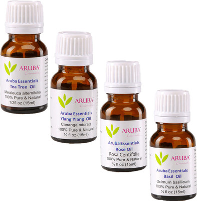 Aruba Essentials Tea Tree, Ylang Ylang, Rose & Basil(60 ml)