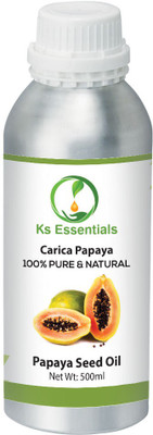 

Ks Essentials 100% Pure Papaya seed Oil (Carica papaya) Natural Therapeutic Grade(500 ml)