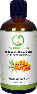 

Ks Essentials 100% Pure Sea Buckthorn Carrier Oil (Hippophae Rhamnoides) Pure and Natural(100 ml)
