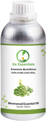 

Ks Essentials 100% Pure Wormwood Essential Oil (Artemisia absinthium) Natural Therapeutic Grade(1000 ml)