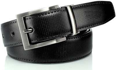 

DN Enterprises Men Casual Black Artificial Leather Reversible Belt, Brown