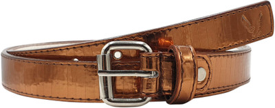 

Baluchi Women Casual Khaki Artificial Leather Belt, Copper