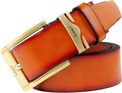 

Leon Men Casual Orange Artificial Leather Belt