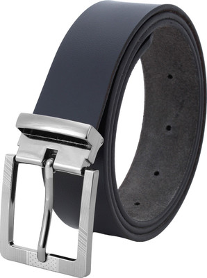 

Pontos Men Casual Black Genuine Leather Belt