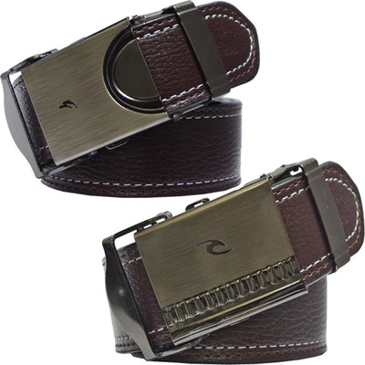 

Sun Shopping Men Formal Brown Synthetic Belt