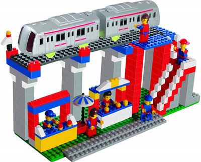 

Nightstar Metro Station Building Blocks set For Kids(Min. Age 4 Yrs)(Multicolor)