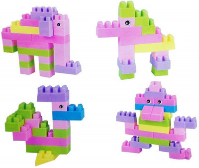 

Nightstar 60pcs Button Blocks set Game For Kids(Minimum Age 3 Yrs)(Multicolor)