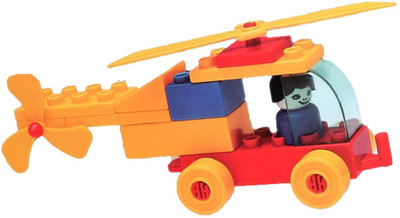 

Nightstar Children's Activity Helicopter Blocs set Game For Kids(32 Pcs)(Min. Age 3 Yrs)(Multicolor)