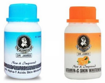 

Dr. James Glutathione & Vitamin c 1000 mg - Skin Whitening Capsules - Combo Offer(80 g)