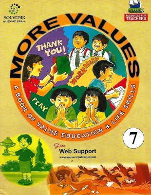 SOUVENIR MORE VALUES (A BOOK OF VALUE EDUCATION & LIFE SKILLS) CLASS 7(English, Paperback, MRS SUNITA KAPOOR)