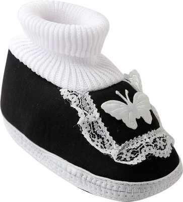 

Chiu Soft Sole shoes Booties(Toe to Heel Length - 10 cm Black)