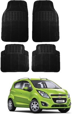 SHOOLIN Rubber Standard Mat For  Chevrolet Beat(Black)