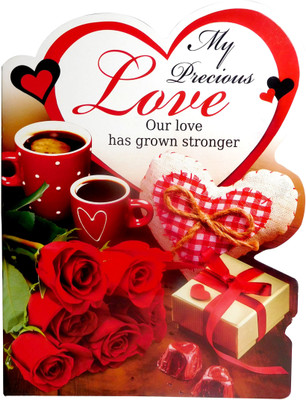 Siddhi Gifts My Precious Love - Love Gifts For Girlfriend Greeting Card(Brown, Pack of 1)