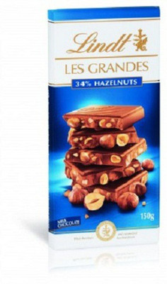 

Lindt 34 % Hazelnuts Milk Bars(150 g)