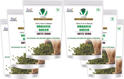 

Voltegic Best Quality Green Coffee Beans Unroasted Coffee Beans For Weight loss (Pack of 6) Instant Coffee 200 g(Pack of 6)