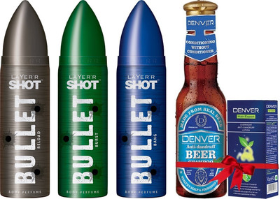 

Denver Anti Dandruff Shampoo With Reload,Burst&Bang(Set of 4)