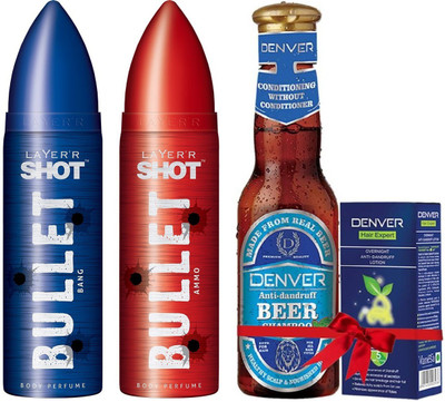 

Denver Anti Dandruff Shampoo With Ammo&Bang(Set of 3)