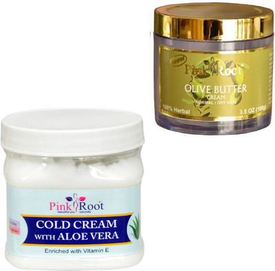 Pink Root COLD CREAM WITH OLIVE BUTTER CREAM(Set of 2)