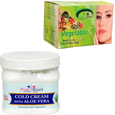 

Pink Root COLD CREAM WITH VEGETABLE BLEACH(Set of 2)