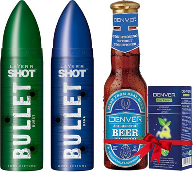 Denver Anti Dandruff Shampoo With Burst&Bang(Set of 3)