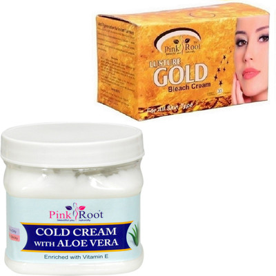 

Pink Root COLD CREAM WITH GOLD BLEACH(Set of 2)
