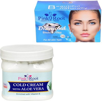 

Pink Root COLD CREAM WITH DIAMOND BLEACH(Set of 2)