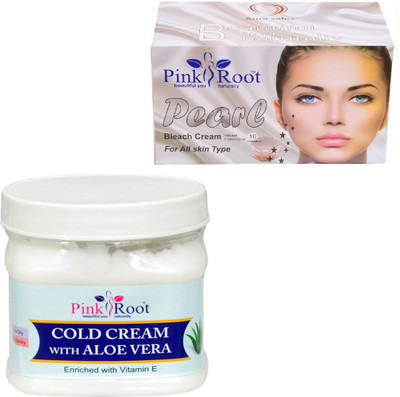 

Pink Root COLD CREAM WITH PEARL BLEACH 250GM(Set of 2)