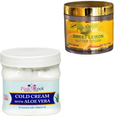 

Pink Root COLD CREAM WITH SWEET LEMON CREAM(Set of 2)