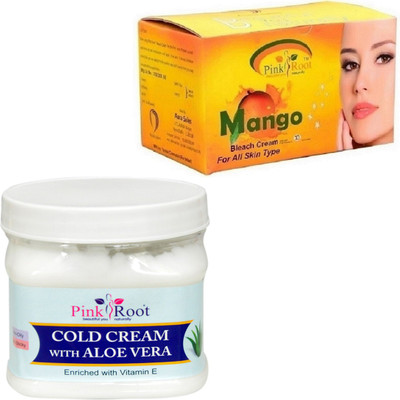 

Pink Root COLD CREAM WITH MANGO BLEACH 250GM(Set of 2)