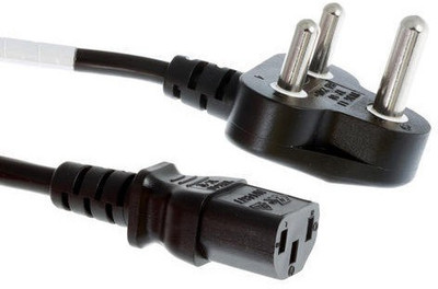 

Kebilshop 3 Pin Computer Power Cable Cord For Desktop, Monitor, Printer, UPS, PC SMPS Power Cord(Computer, Desktop, Printer, Black)