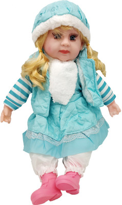 

Disney Princess Baby Girl Realistic Doll(Blue)