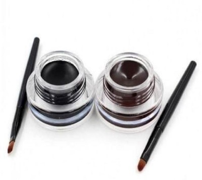 

tanvi27 24+Long Lasting Black Brown Eyeliner 10 ml(BLACK, BROWN)