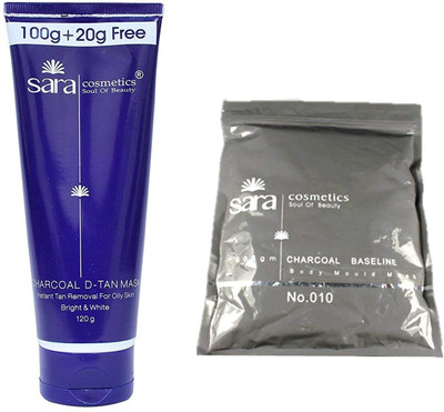 

SARA Charcoal Mould Peel off Mask With Charcoal D-Tan Mask(625 g)