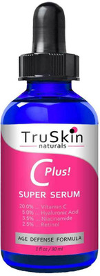 

TruSkin Naturals Vitamin C-Plus Super Serum, Anti Aging Anti-Wrinkle Facial Serum with Niacinamide, Retinol, Hyaluronic Acid, and Salicylic Acid(30 ml)