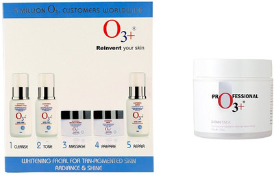 

O3+ WHITENING FACIAL KIT With D-Tan Pack 300 g