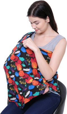 

Feather Hug 360 degree Nursing Cover for Breastfeeding mother, women, Mom, Multi Use, Feeding Cloak,Poncho, scarf, ups, Wrap, Breathable, Canopy, Babysitting, Maternity, Kurti, Shawl, Apron, Poplin (Magig Leaf) Feeding Cloak(Multicolor)