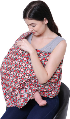 

Feather Hug 360 degree Nursing Cover for Breastfeeding mother, women, Mom, Multi Use, Feeding Cloak,Poncho, scarf, ups, Wrap, Breathable, Canopy, Babysitting, Maternity, Kurti, Shawl, Apron, Poplin (Sheesh) Feeding Cloak(Multicolor)