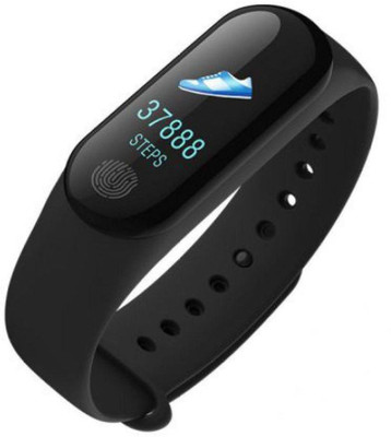 

Ascend Store M3 Activity Tracker. Coloured Display. Pedometer, Heart Rate and BP Monitor Fitness Band(Black)