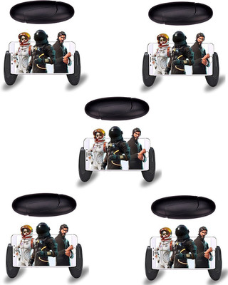 

FKU Set Of 5 Portable Grip Handle Extended Mobile Game Controller Gamepad For Andriod & Ios Gaming Accessory Kit(Black, For Android, iOS)