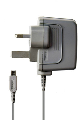 

Nintendo DSi/XL/3DS/3DS XL Power Supply Adapter/Charger in Bulk Packaging Gaming Adapter(Grey, For Wii)