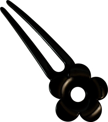 

Sarah Black Hair Comb Stick, Two Teeth Hair Clip(Black)