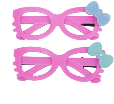 

Chooz Designer Studio Pink Hair Clips (Pair-1) Hair Accessory Set, Hair Clip, Tic Tac Clip, Hair Pin(Pink)