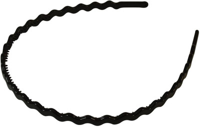

Sarah Thin 5 mm Gauge Black Zig Zag Hair Band(Black)