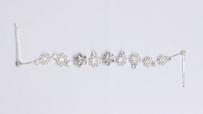 

Zaradise Floral Stone Women's Hair Accessories Hair Accessory Set(Silver)