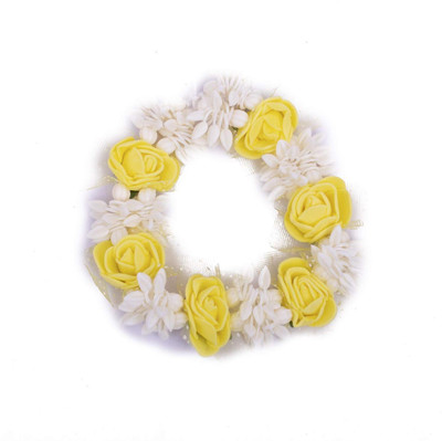 

Chooz Designer Studio Beautiful Gajra for Hair Claw, Braid Extension, Bun, Head Band, Hair Band, Hair Accessory Set(Yellow, White, Multicolor)