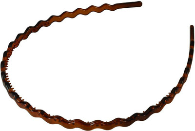 

Sarah Thin 5 mm Gauge Brown Zig Zag Hair Band(Brown)